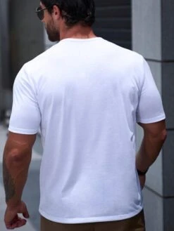 Manfinity Homme Men Half Button Tee