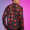 SHEIN Manfinity Fever City Men Heart Print Button Front Shirt -Man Style Shop 1691977357632774cbc9be633ab89fd63dd83158f1 thumbnail 405x552