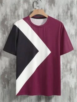 Men Color Block Tee -Man Style Shop 1691980260a279bf54d897a2df7188f91726def0d2 thumbnail 405x552