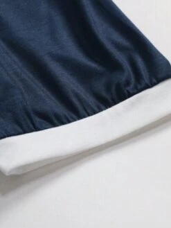 Manfinity Mode Men Striped Print Quarter Zip Polo Shirt -Man Style Shop 16919808069aa733e1104cb7c8dd8344b6b86d265d thumbnail 405x552