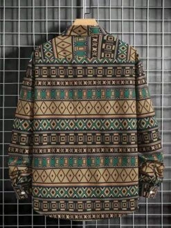 Manfinity RSRT Men Geo Print Shirt Without Tee