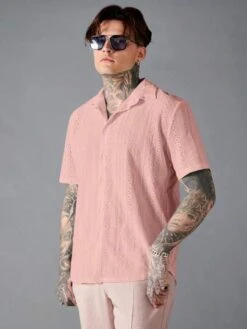 Manfinity RSRT Men Solid Button Up Shirt -Man Style Shop 16919946400e1d42472277f3ac9606b2836eaf2718 thumbnail 405x552