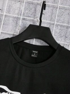 SHEIN Men Skeleton Print Tee -Man Style Shop 169199747652f3a61d83d22db48b5a33098894cd75 thumbnail 405x552