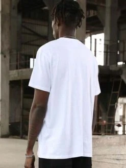 Men Letter & Cartoon Graphic Tee