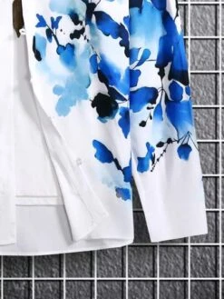 Manfinity LEGND Men Floral Print Shirt Without Tee -Man Style Shop 1692006784ef7a9e113fd5f7bd0a24255a583c9f47 thumbnail 405x552