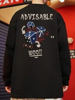 Men Letter Graphic Drop Shoulder Tee -Man Style Shop 1692008224738c3ad1c9eaf5ff61ac4687e73338df thumbnail 405x552