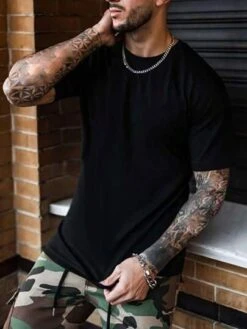 Men Slogan & Butterfly Print Tee -Man Style Shop 169200829624f668d24a75b04dabe36532971c2f20 thumbnail 405x552