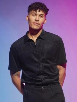 SHEIN Manfinity Fever City Men Solid Button Up Shirt -Man Style Shop 16920144844ee633027fae791043fcfa67108d54dd thumbnail 405x552