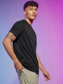 SHEIN Manfinity Fever City Men Solid Round Neck Tee -Man Style Shop 169201453583ce05d9cfa3ec3f825401df92ad2119 thumbnail 405x552