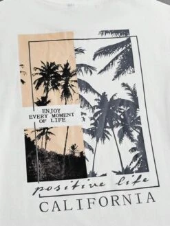Manfinity RSRT Men Coconut Tree & Letter Graphic Tee -Man Style Shop 16920706327cde2880346b140ed29cfb144a1a00d5 thumbnail 405x552