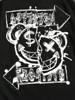 Manfinity EMRG Men Cartoon Graphic Drop Shoulder Tee -Man Style Shop 16921727590ab5f6ef3b6f25d4e43c5160ac303606 thumbnail 405x552